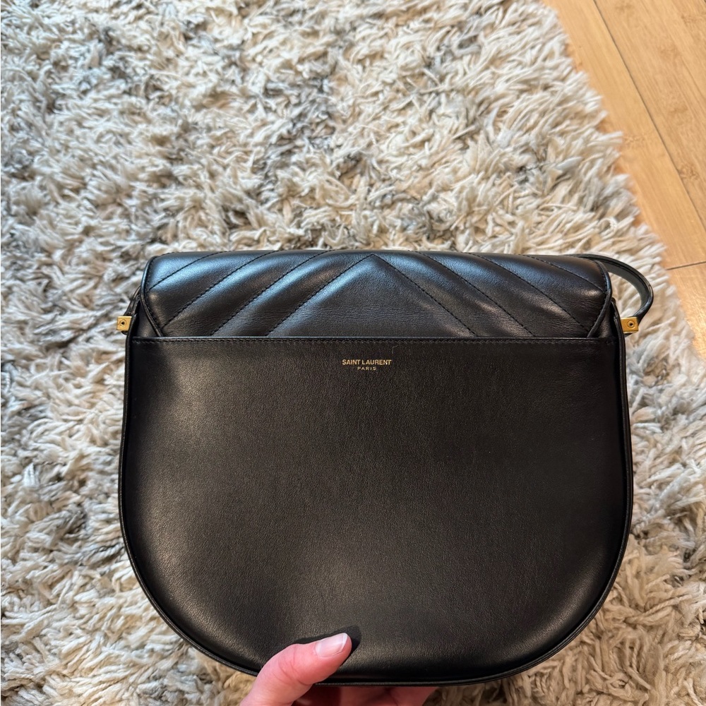 NWOT Yves Saint Laurent Joan Quilted Black Crossbody Bag - Picture 6 of 10